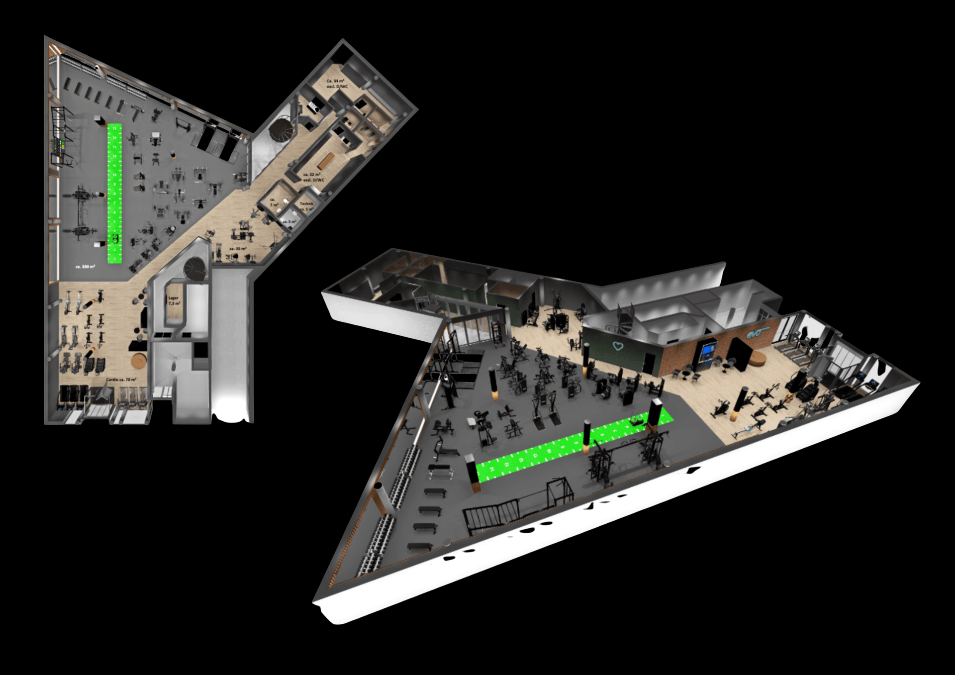 Grundriss Belgisches Viertel